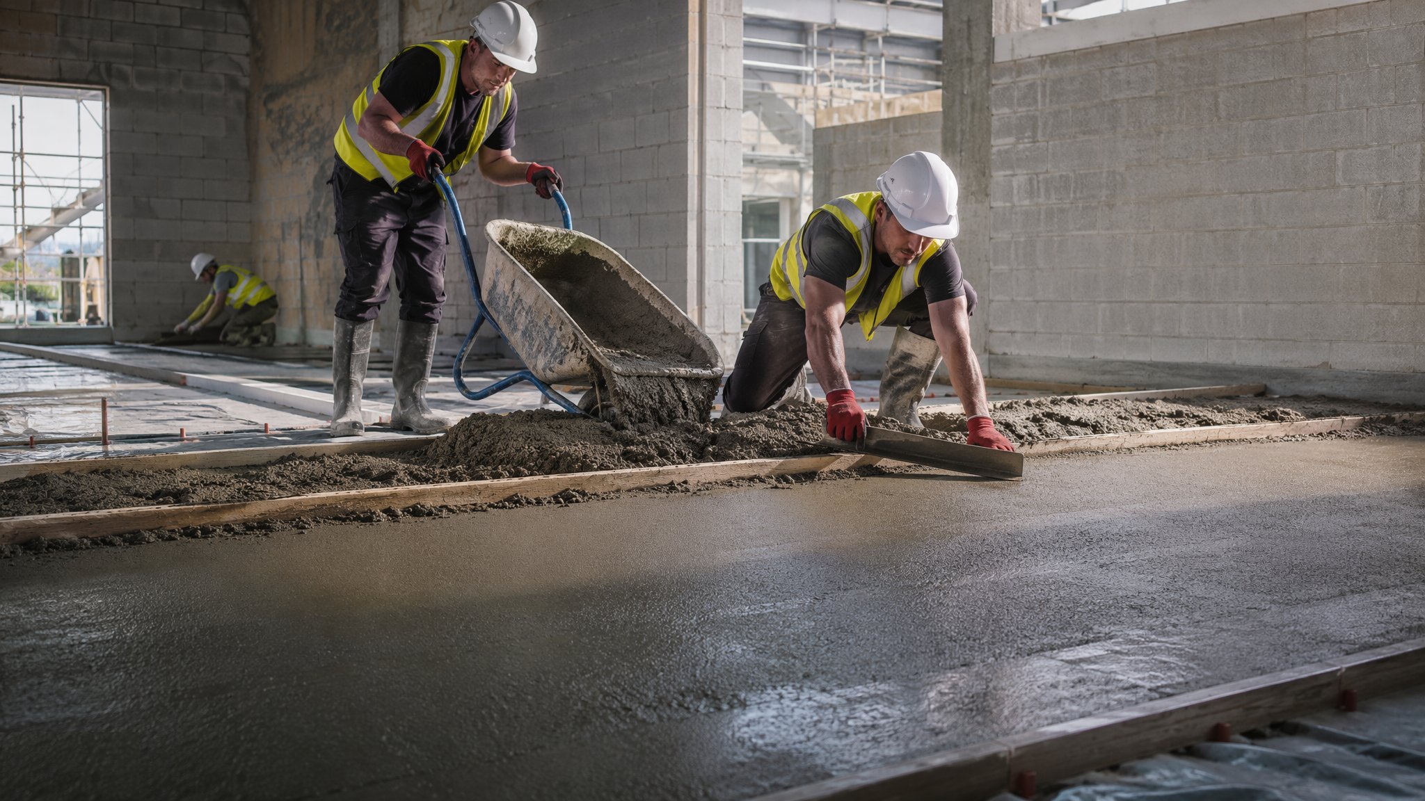 Sand-cement screed — Floor Slabs & Screeds