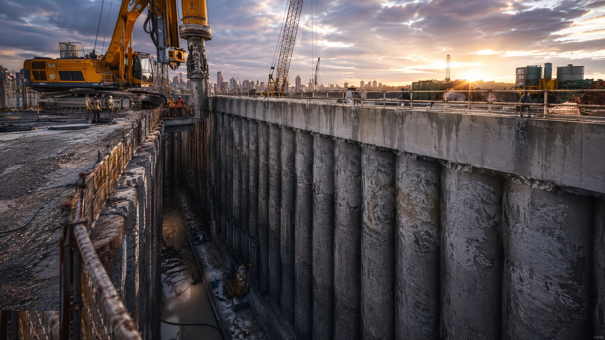 Secant pile walls — Basement & Substructure