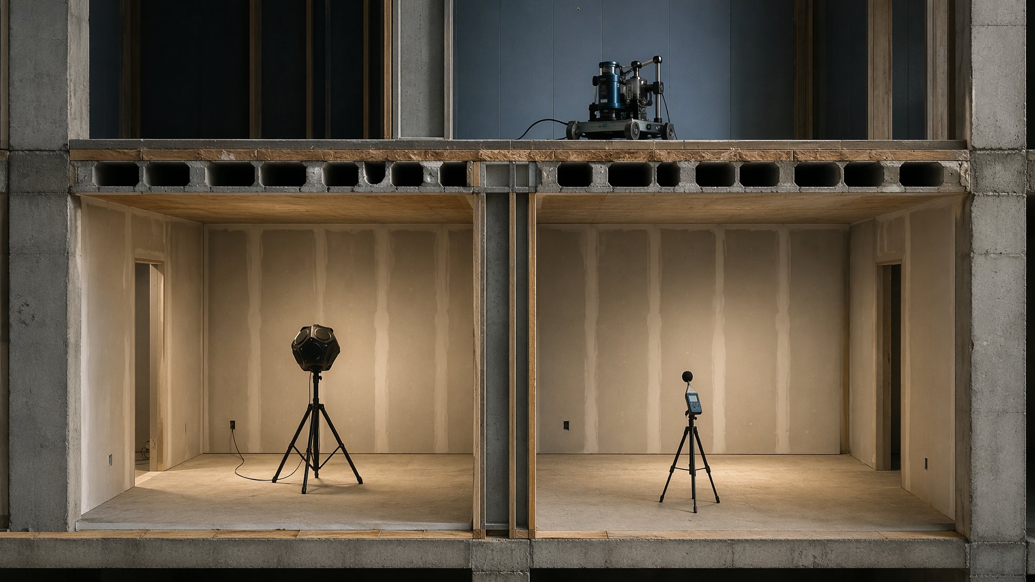 Sound insulation testing — Testing, Handover & Snagging