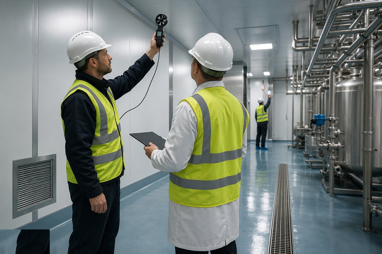 Commission hygienically and hand over to audit — Food & Beverage Processing Facilities, step 6
