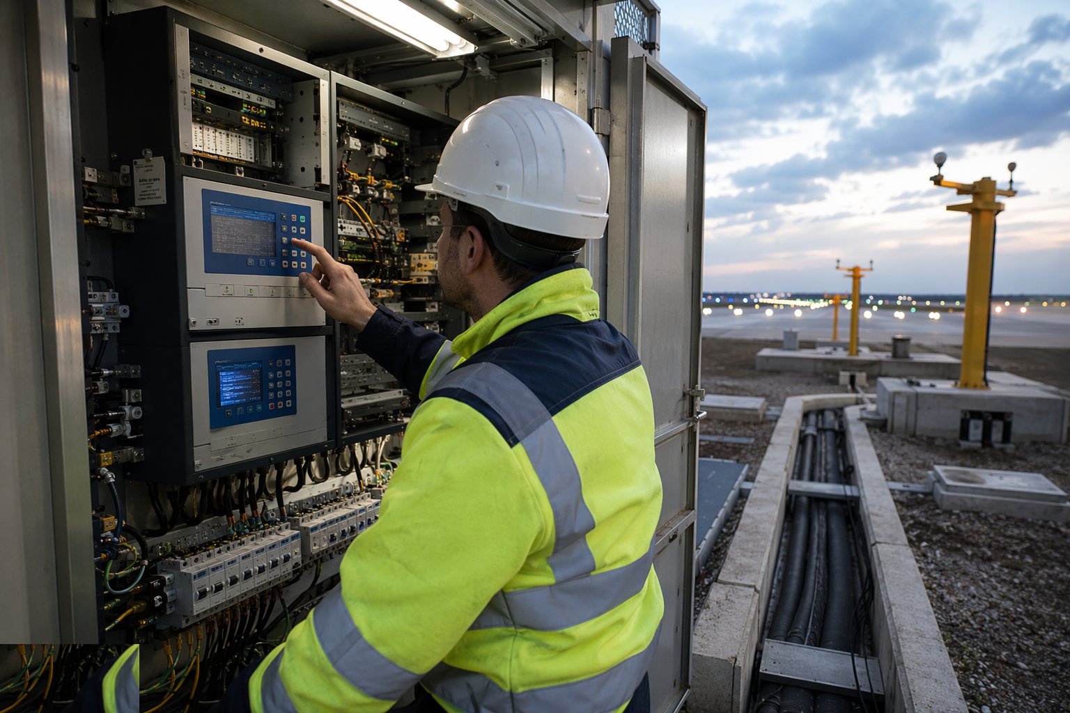 Commission the regulators and the control system — Airfield Ground Lighting & Navigational Aids, step 4