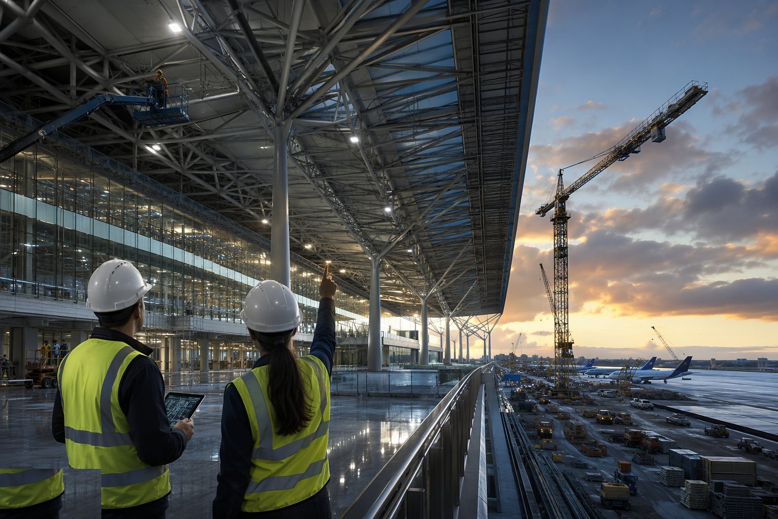 Complete systems integration and operational readiness — Airport Terminal Construction, step 7