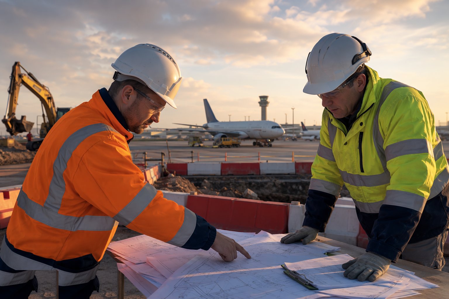Agree the method of works plan — Airside Works in Live Airports, step 1