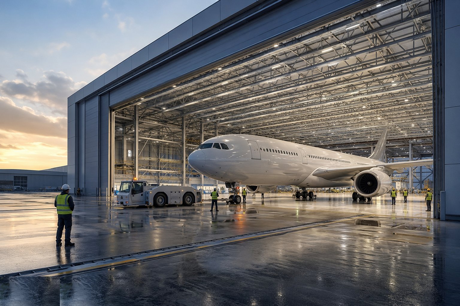 Commission, trial and hand over to the operator — Hangars & Cargo Facility Construction, step 7