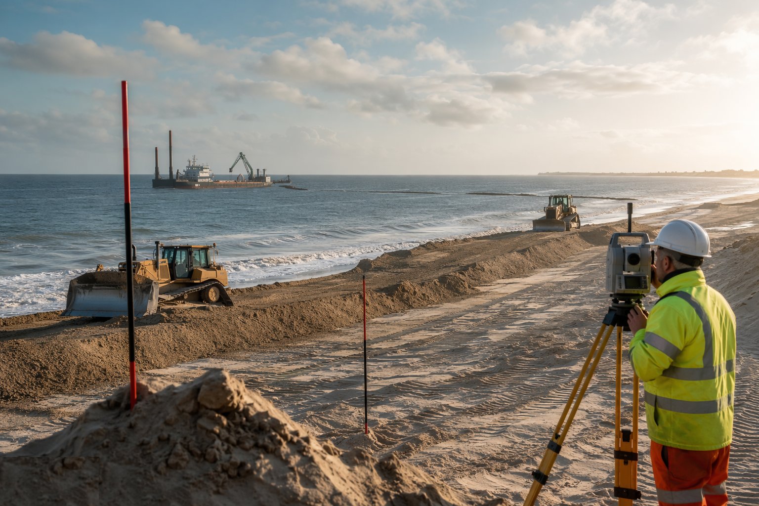 Survey the baseline and set the triggers — Beach Management & Nourishment, step 2