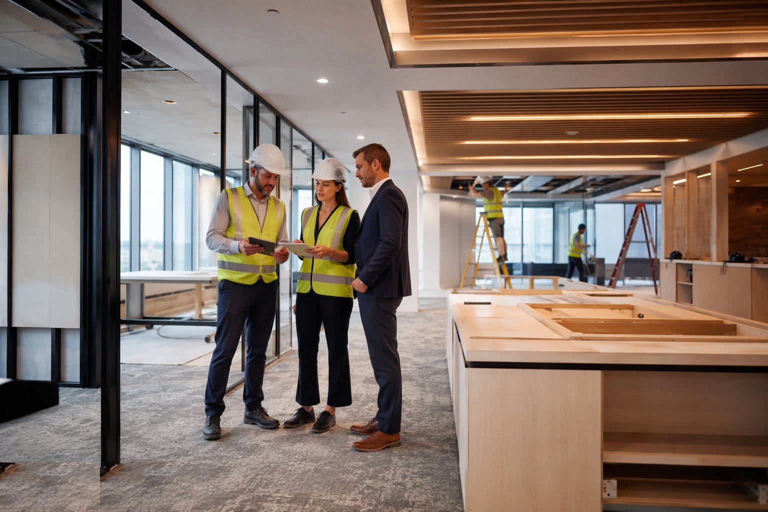 Re-commission, witness and hand back to the building — Cat B Fit-Out, step 7