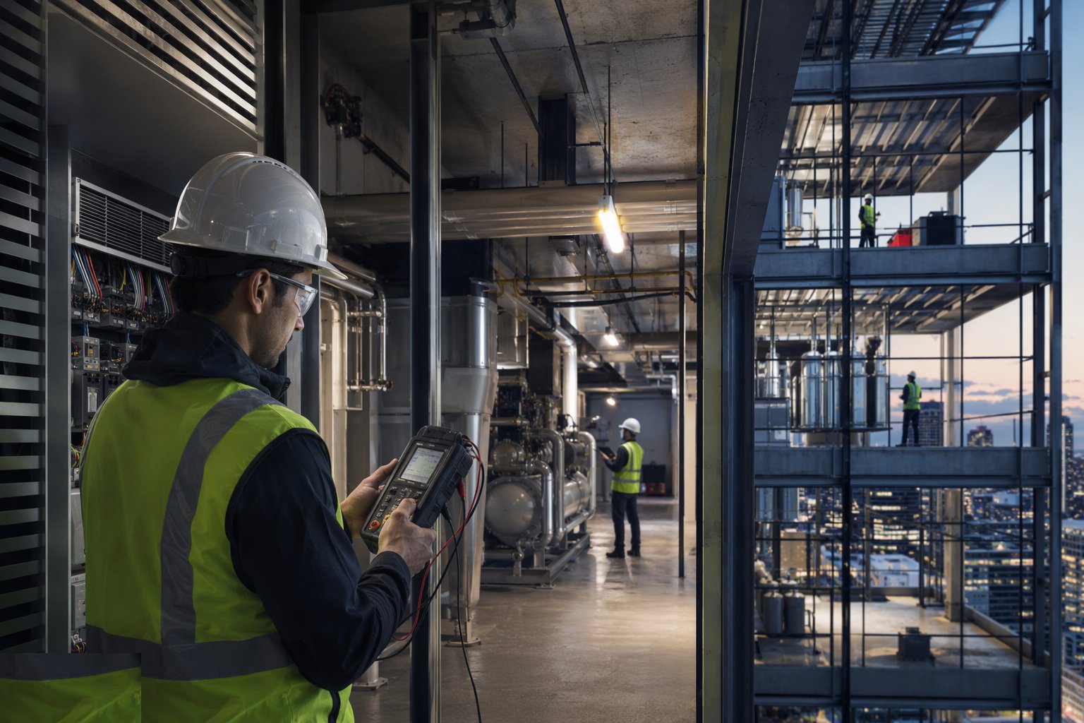 Plan commissioning from design stage — Testing, Commissioning & Handover — Commercial, step 1
