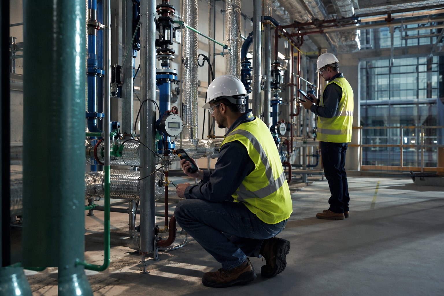 Balance air and water to the design — Testing, Commissioning & Handover — Commercial, step 3