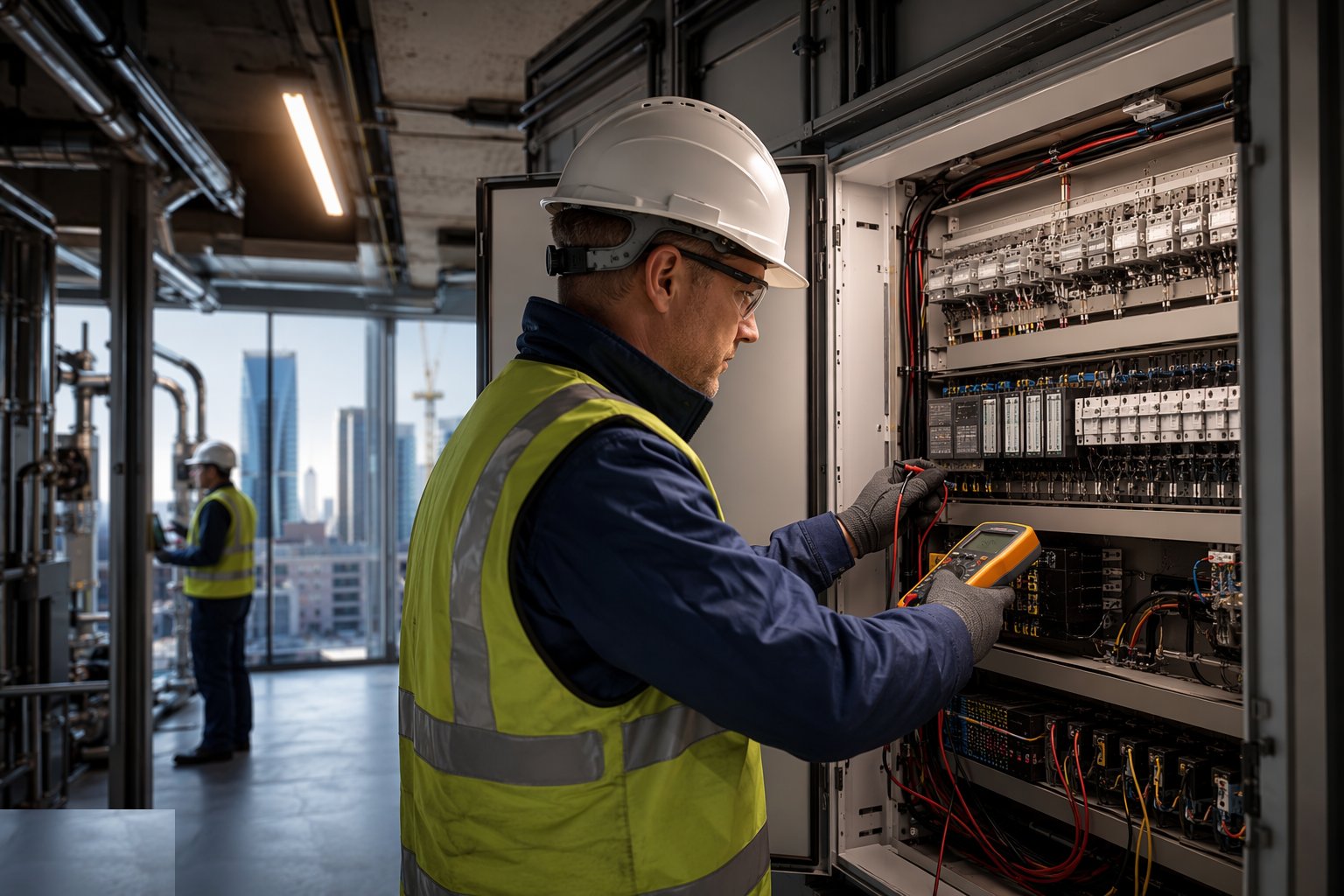 Witness test and close the completion gates — Testing, Commissioning & Handover — Commercial, step 5