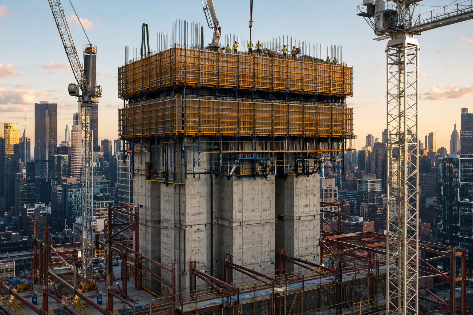 Climb, and repeat to the top — Core Construction — Slipform & Jumpform, step 6