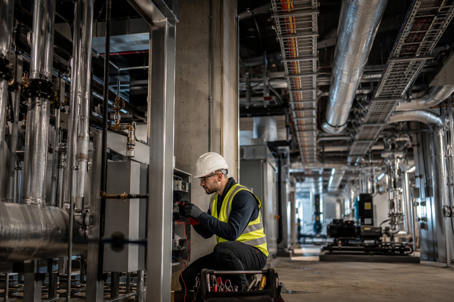 Test the concealed systems before they disappear — Commercial MEP & Vertical Distribution, step 5