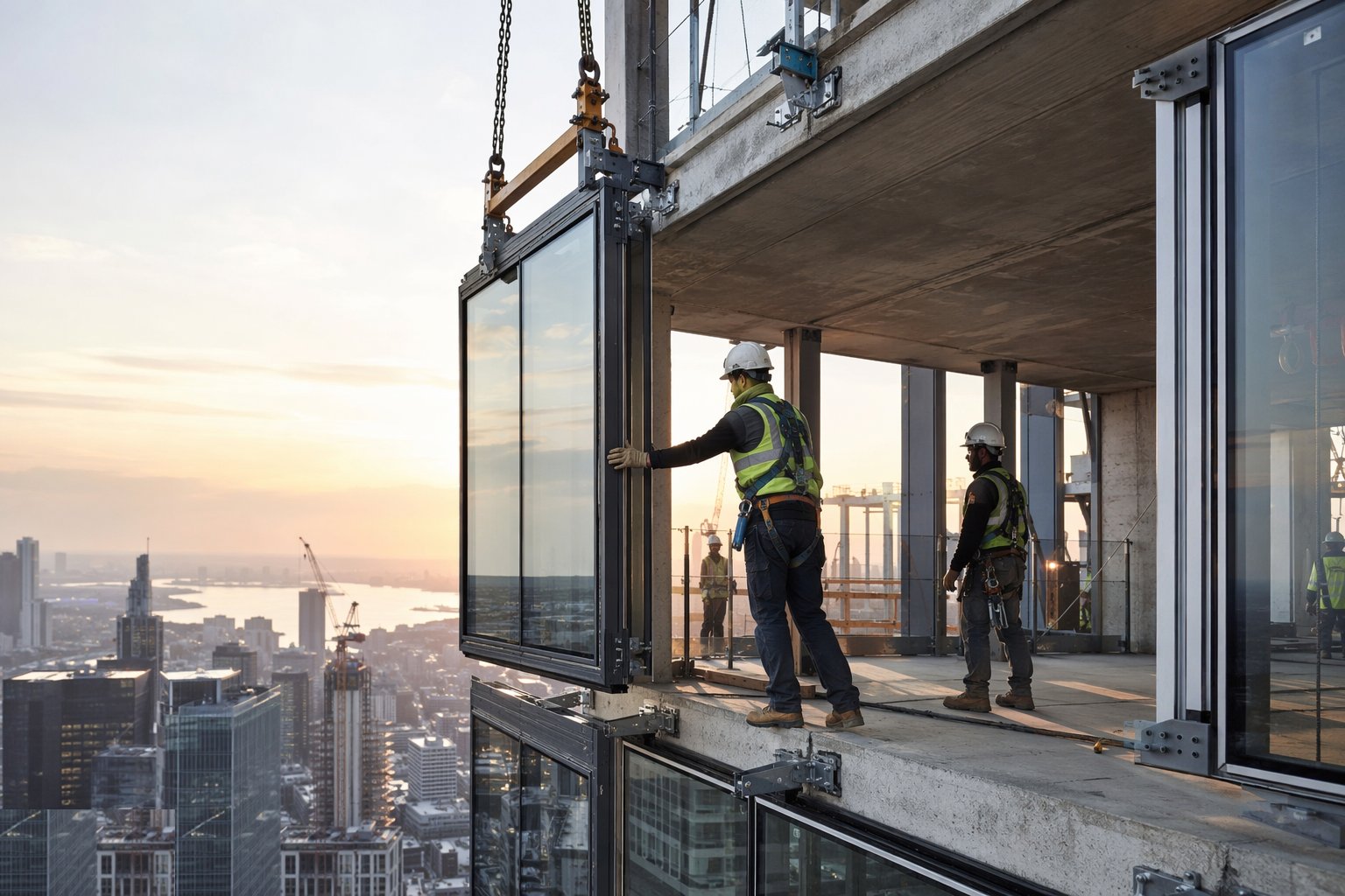 Test: prototypes, site hose tests and surveys — Curtain Walling & Unitised Façades, step 6