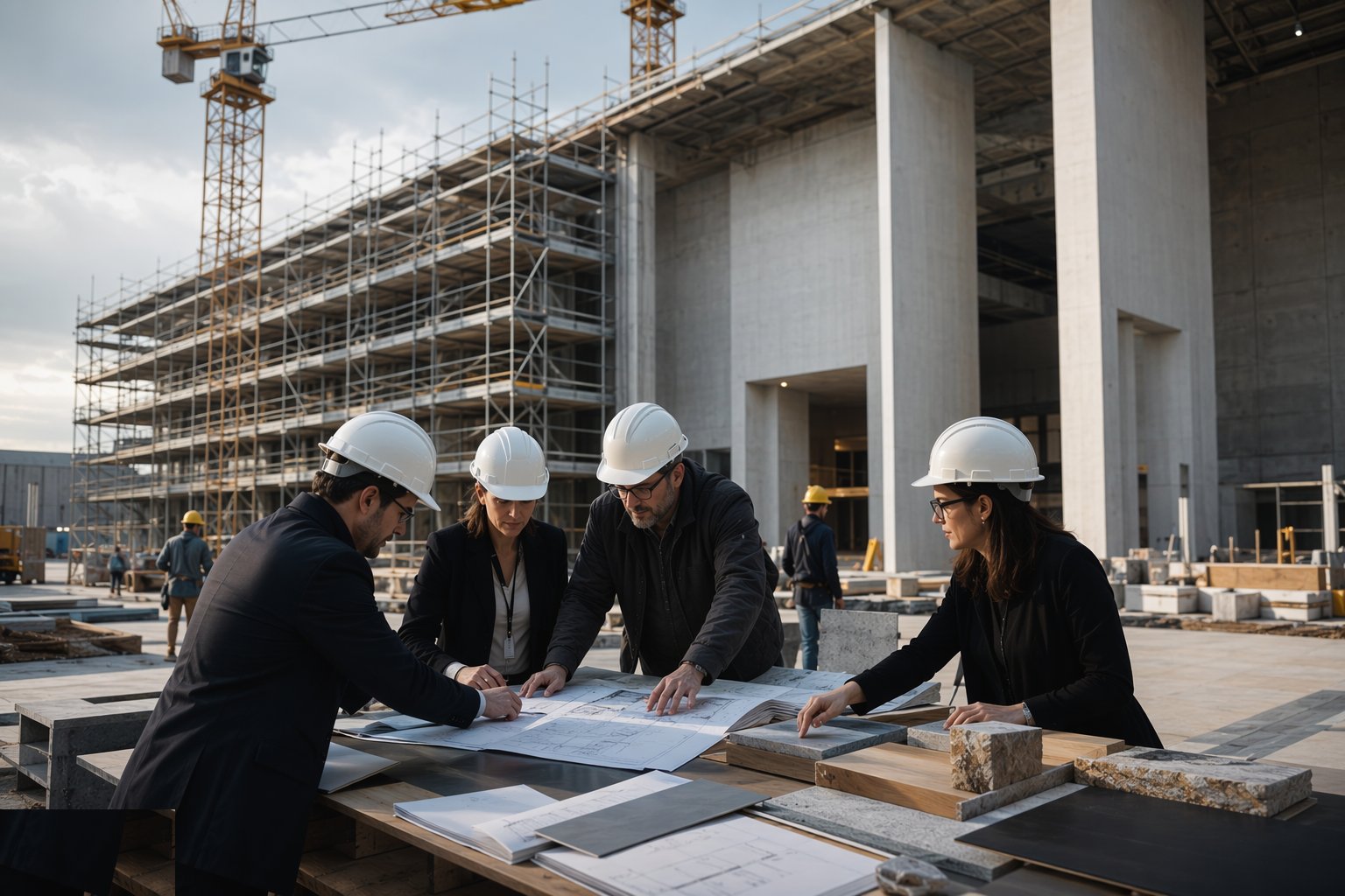 Define the conservation specification with the client body — Museums & Galleries Construction, step 1