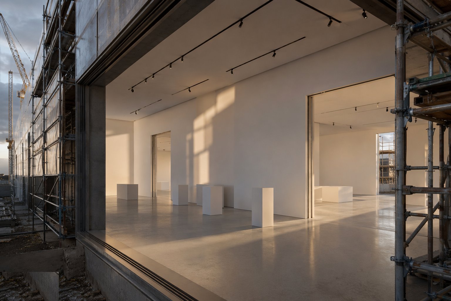 Fit out with conservation-grade materials — and let them cure — Museums & Galleries Construction, step 6