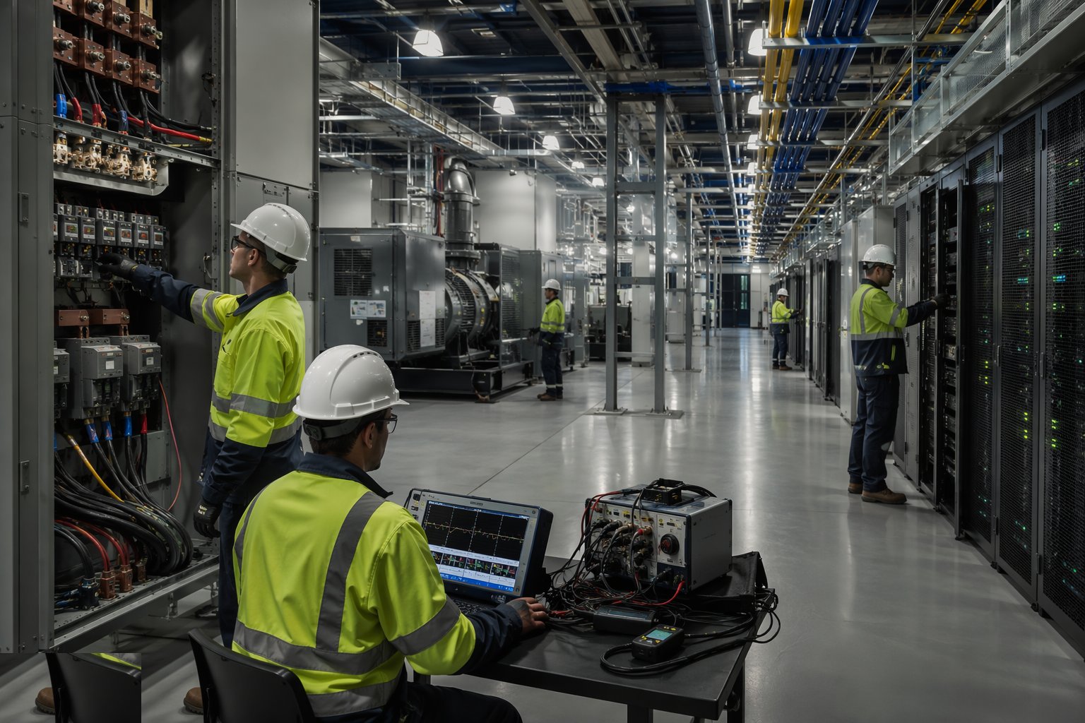 Verify installation and energise in sequence (Levels 2–3) — Commissioning & Integrated Systems Testing, step 3