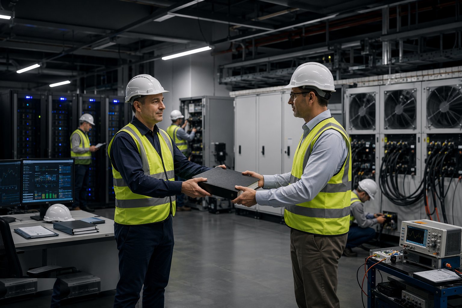 Compile the dossier and hand over the facility — Commissioning & Integrated Systems Testing, step 7