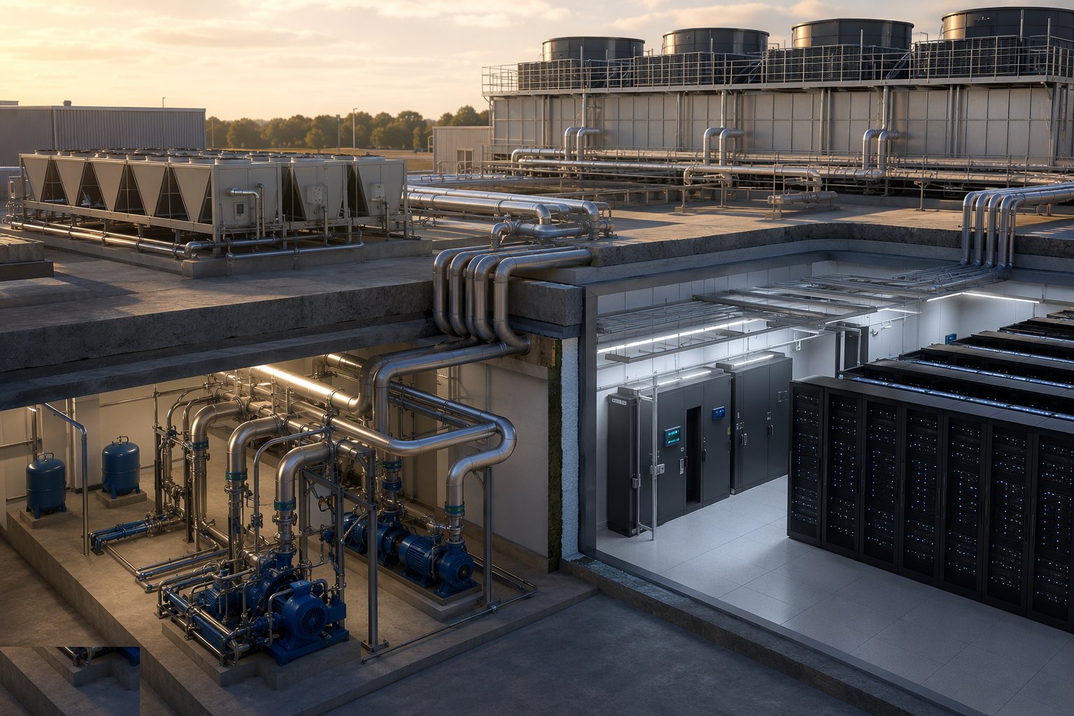 Fix the thermal design and redundancy model — Cooling Systems, step 1
