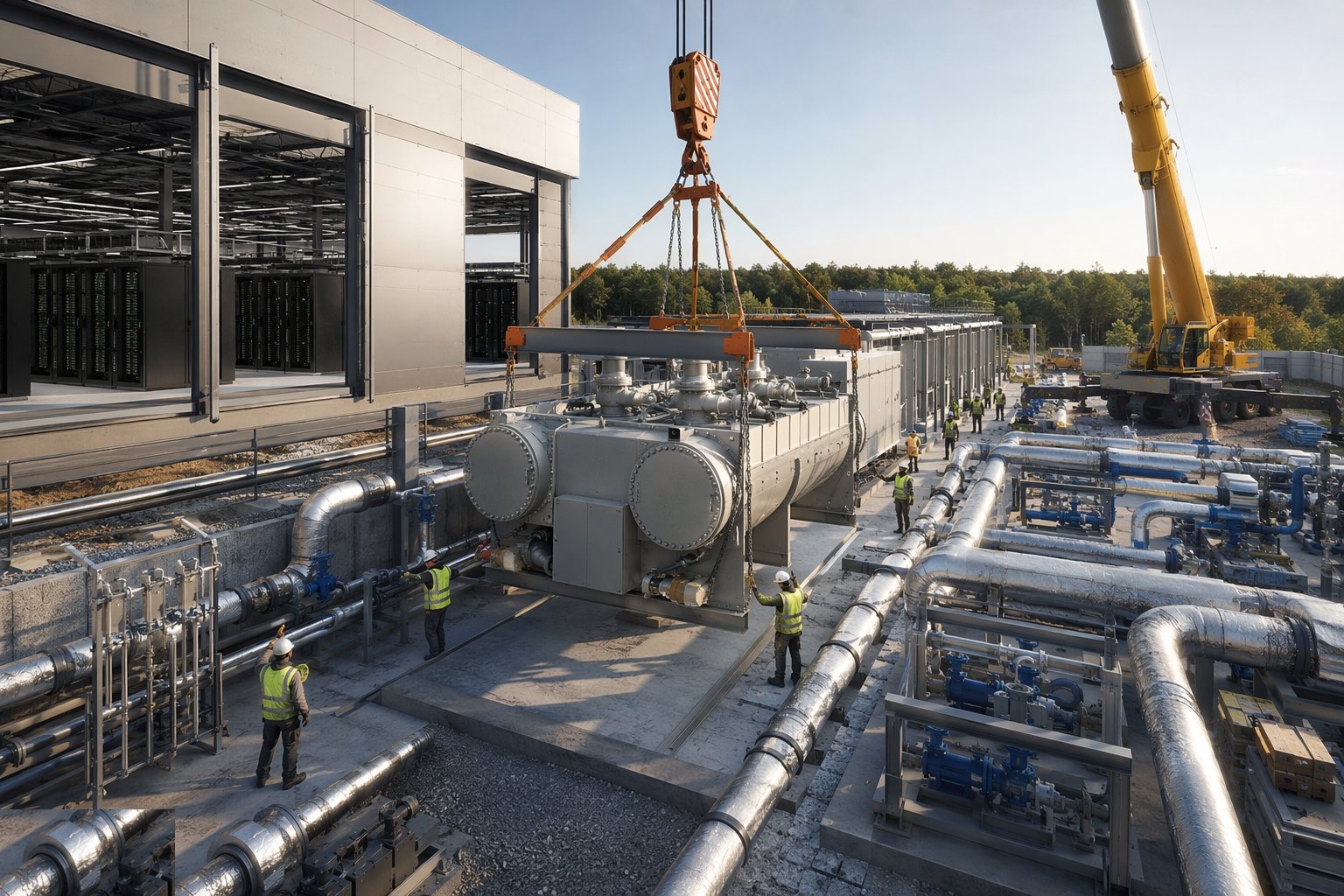 Install the central plant — Cooling Systems, step 2