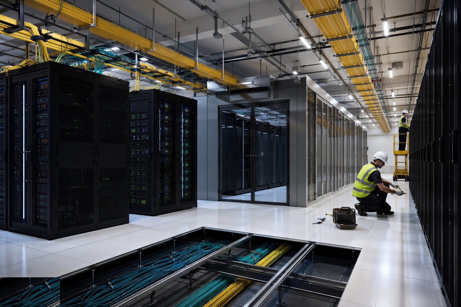 Layer in the security and DCIM — White-Space Fit-Out, step 6