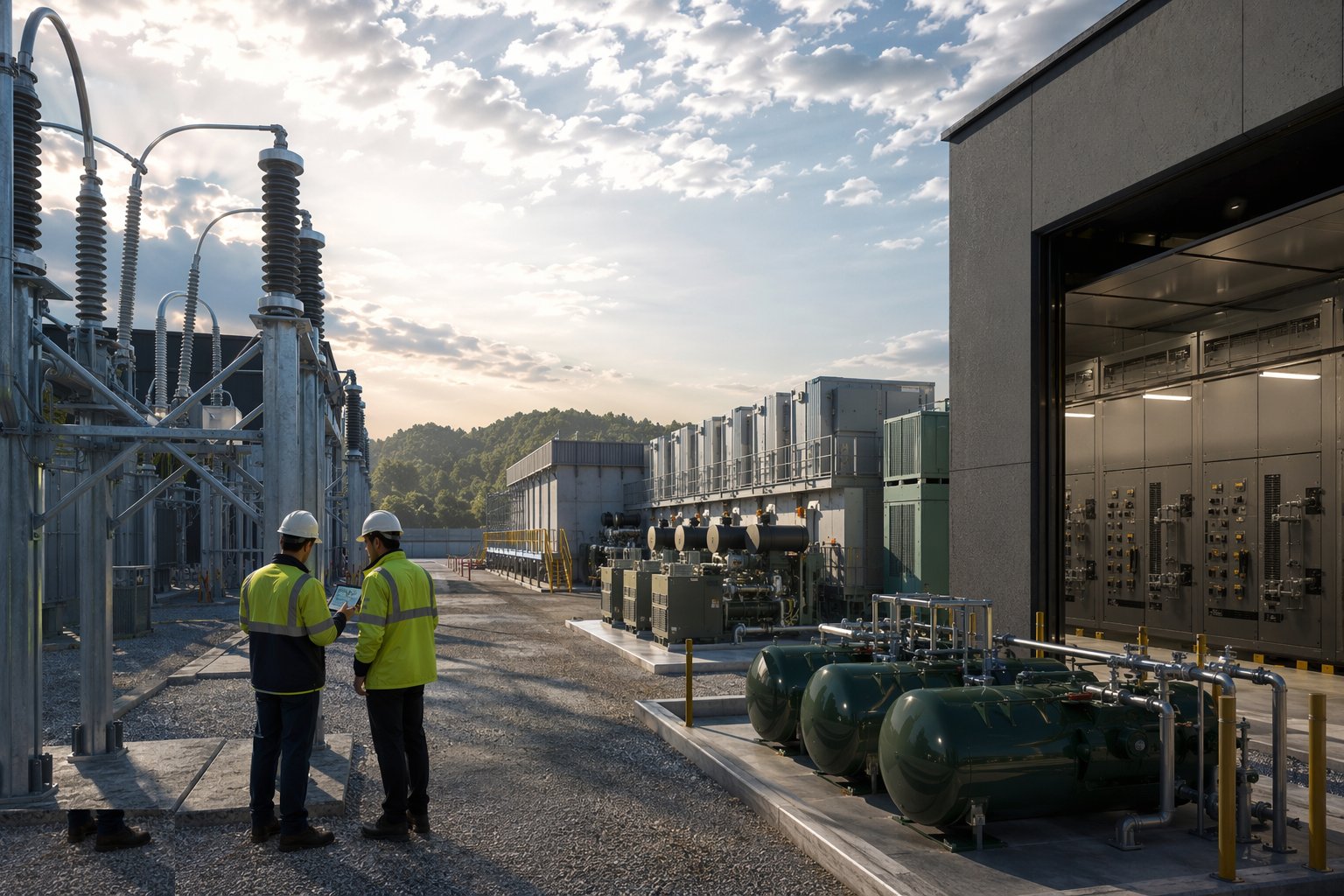 Secure the utility connection and design approvals — Power Infrastructure, step 1