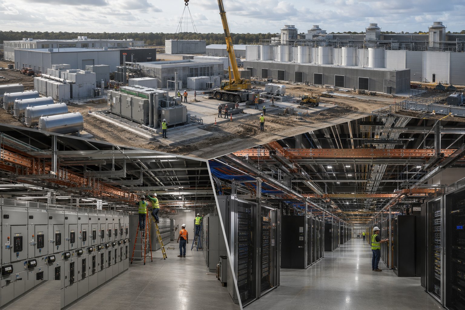 Install busway, distribution and rack-level power — Power Infrastructure, step 6
