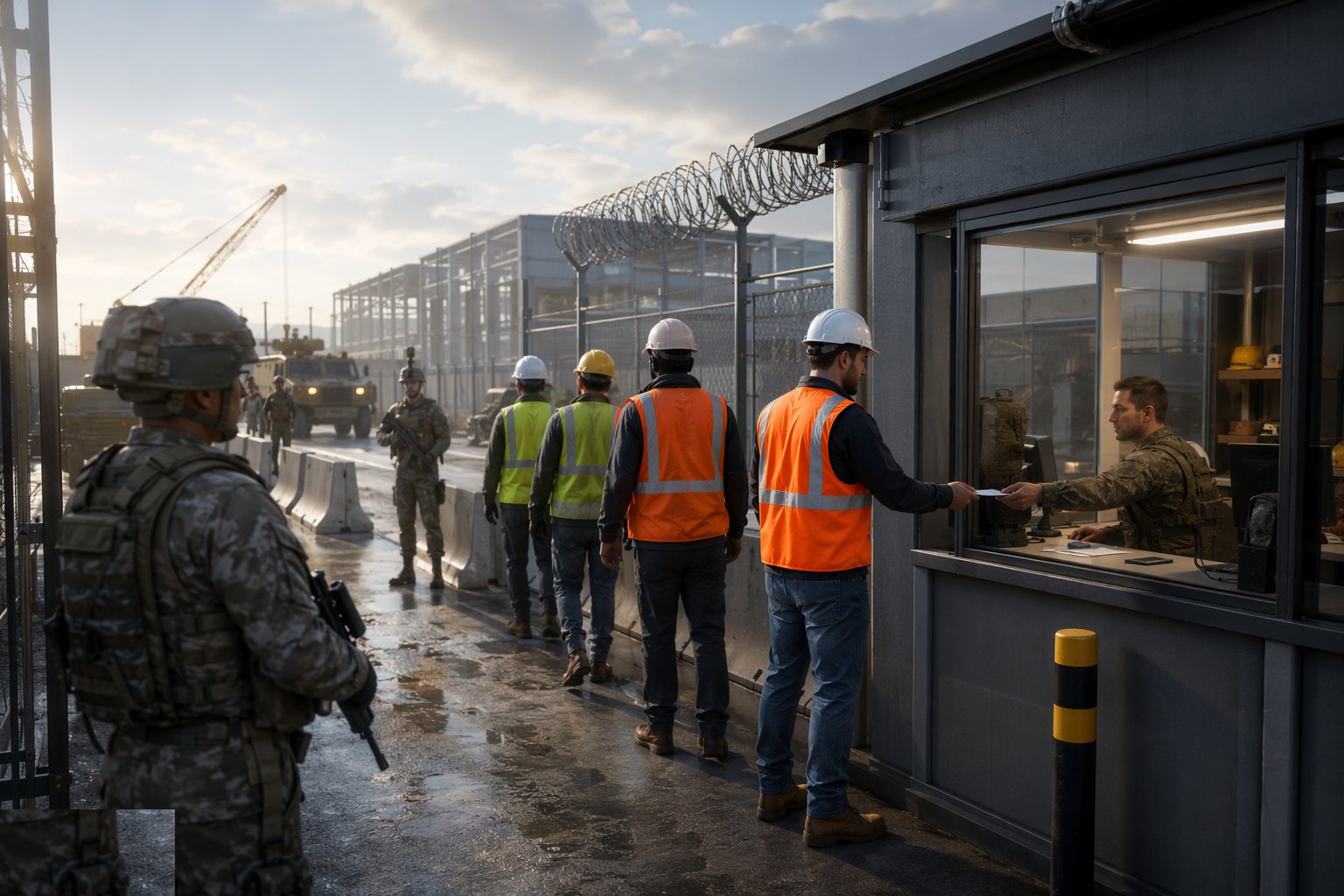 Vet and clear the workforce early — Site Security & Cleared Working, step 1