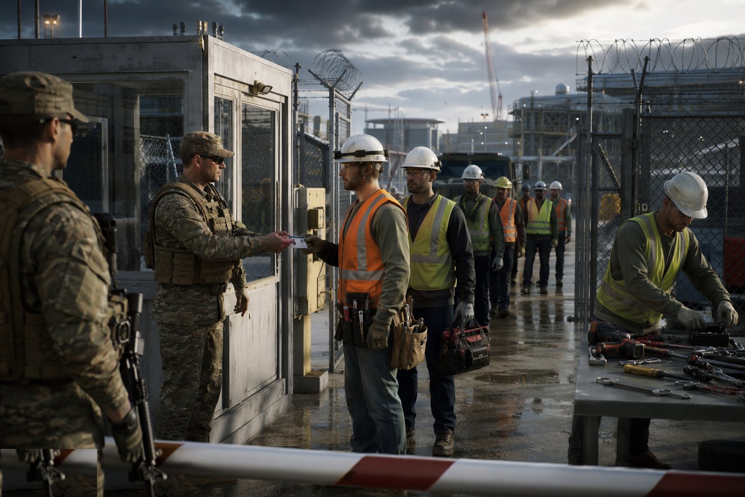 Run the daily security routine — Site Security & Cleared Working, step 3