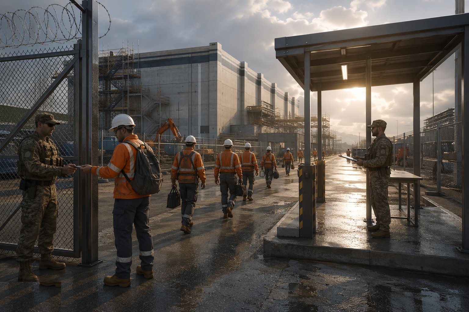 Close out and demobilise under control — Site Security & Cleared Working, step 7