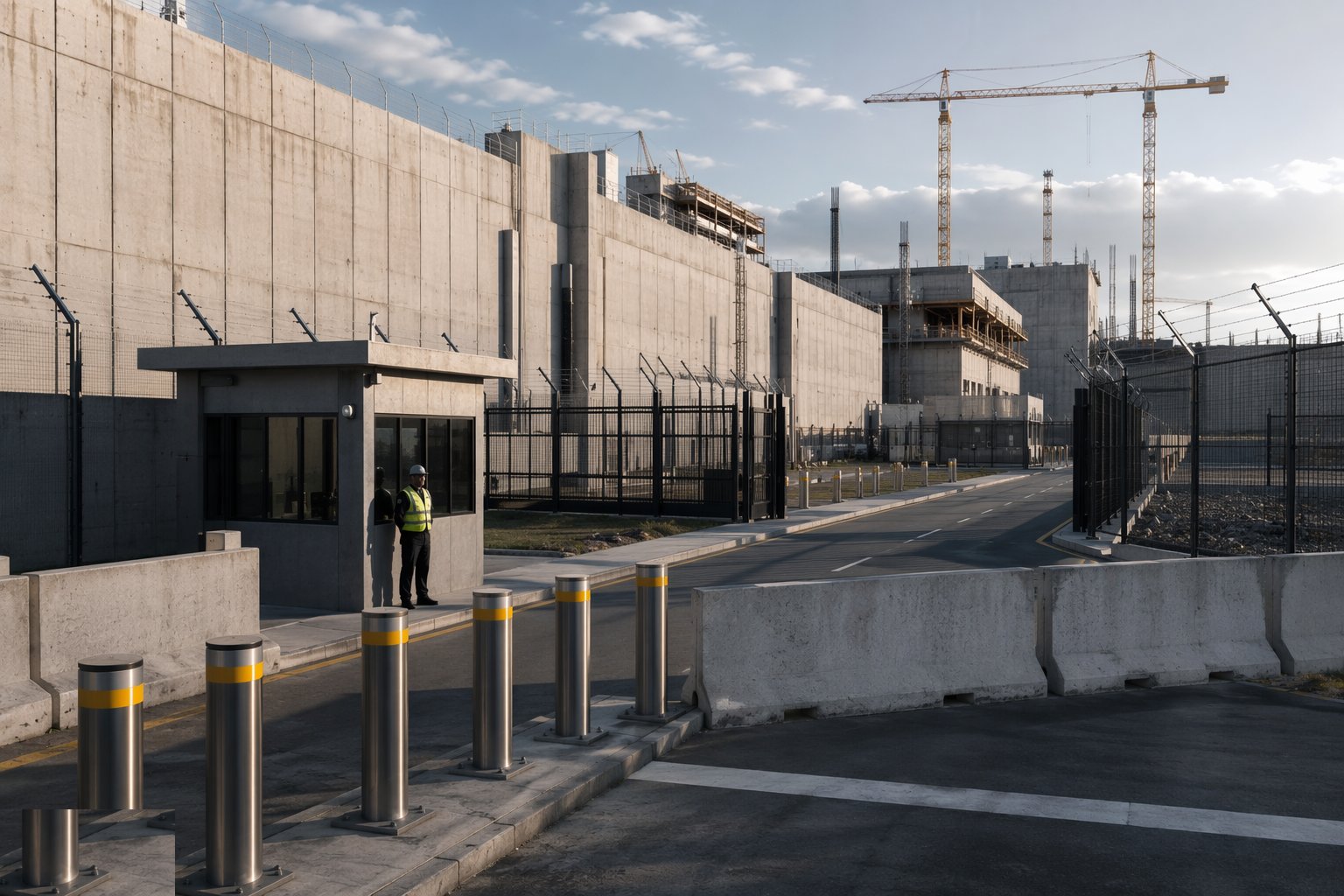 Establish stand-off and site protection — Hardened & Secure Facility Construction, step 2