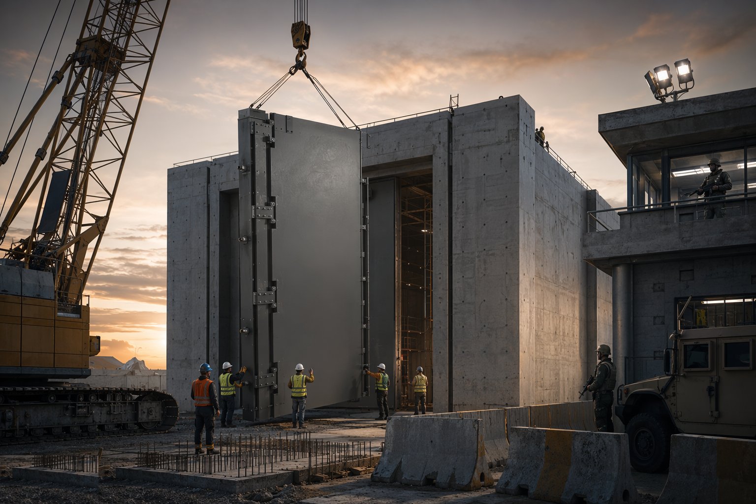 Install shielding, doors and protective hardware — Hardened & Secure Facility Construction, step 5