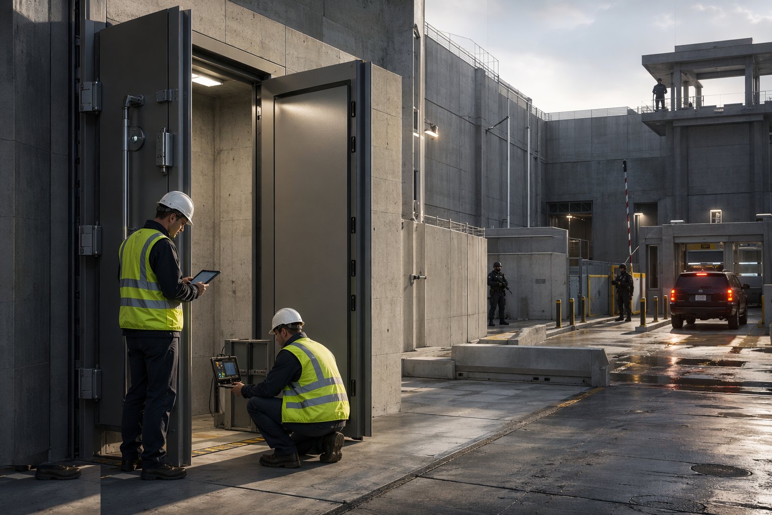 Test, accredit and hand over — Hardened & Secure Facility Construction, step 6