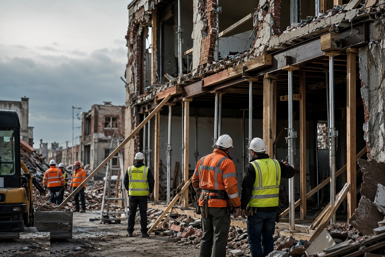 Assess and triage the structures — Emergency Works & Stabilisation, step 3