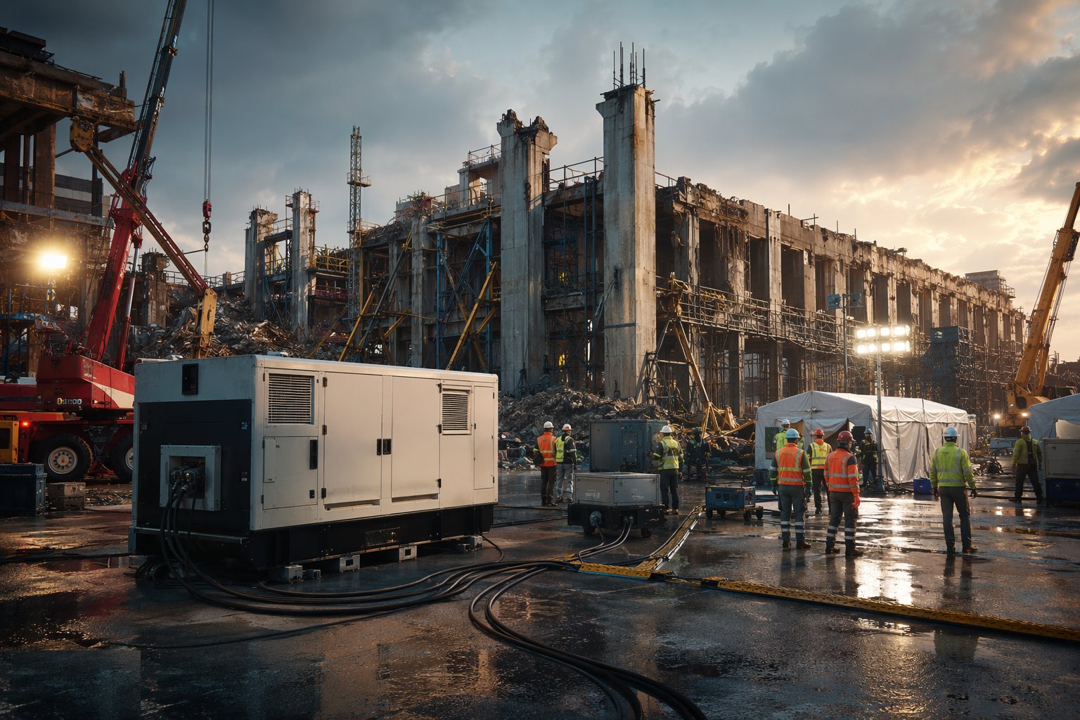 Restore the lifelines and hand over to recovery — Emergency Works & Stabilisation, step 7