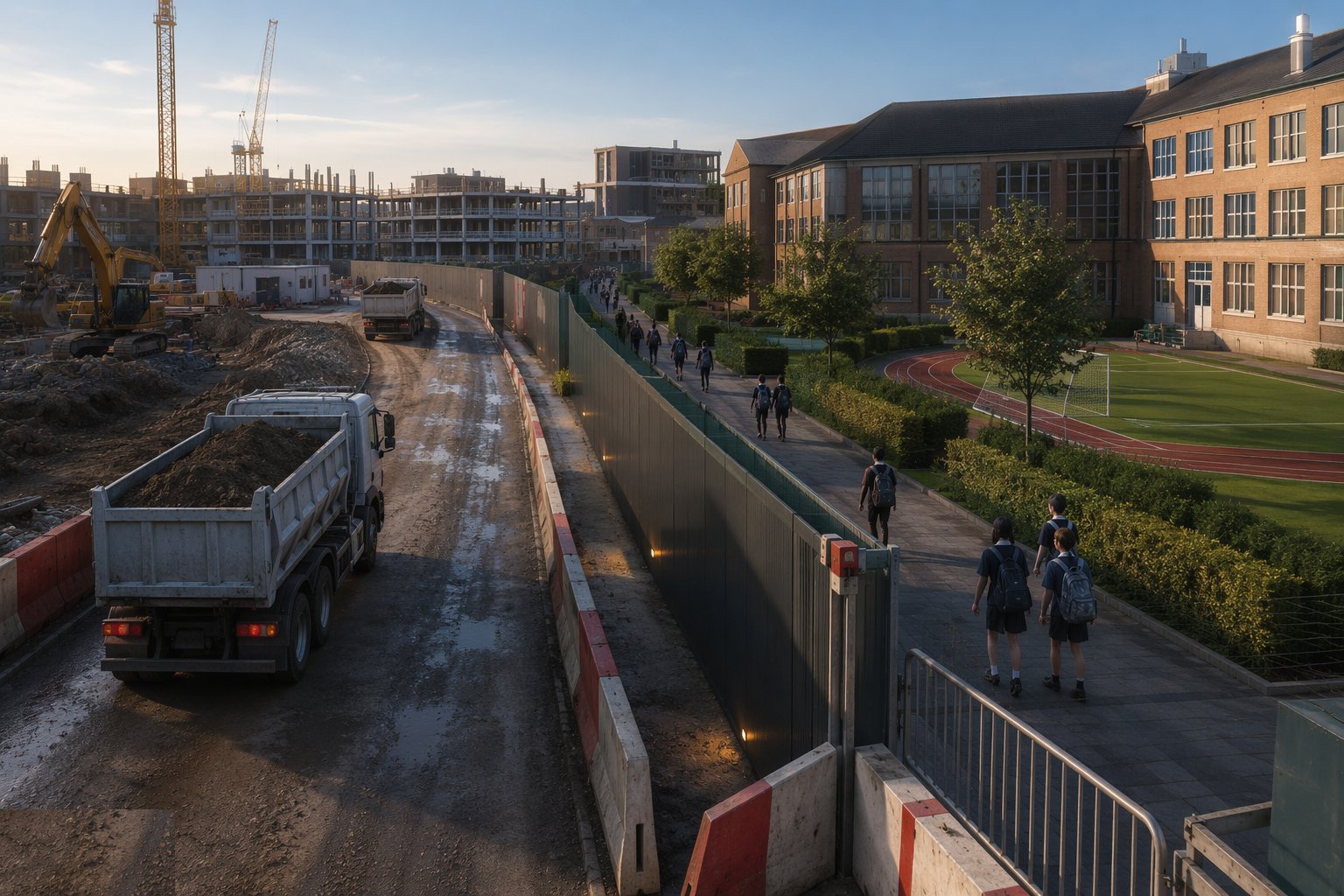 Segregate the logistics: curfews, haul routes and welfare — Working in Live Schools & Safeguarding, step 3