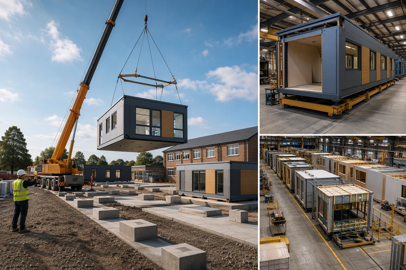 Freeze the design and book the factory slots — Modular Classrooms & Off-Site Solutions, step 1