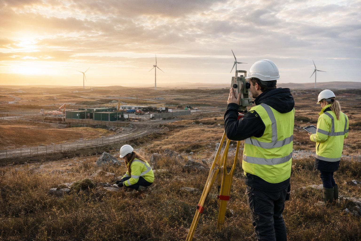 Commission the specialist surveys — Site Access & Enabling Works, step 2