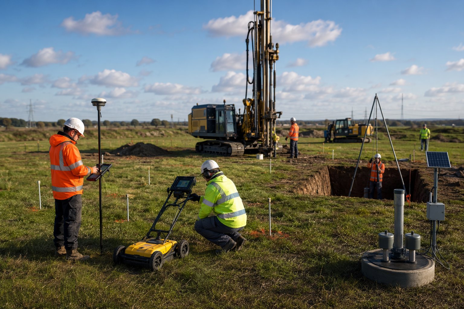 Design and clear the ground investigation — Survey, Ground Investigation & Resource Studies, step 3