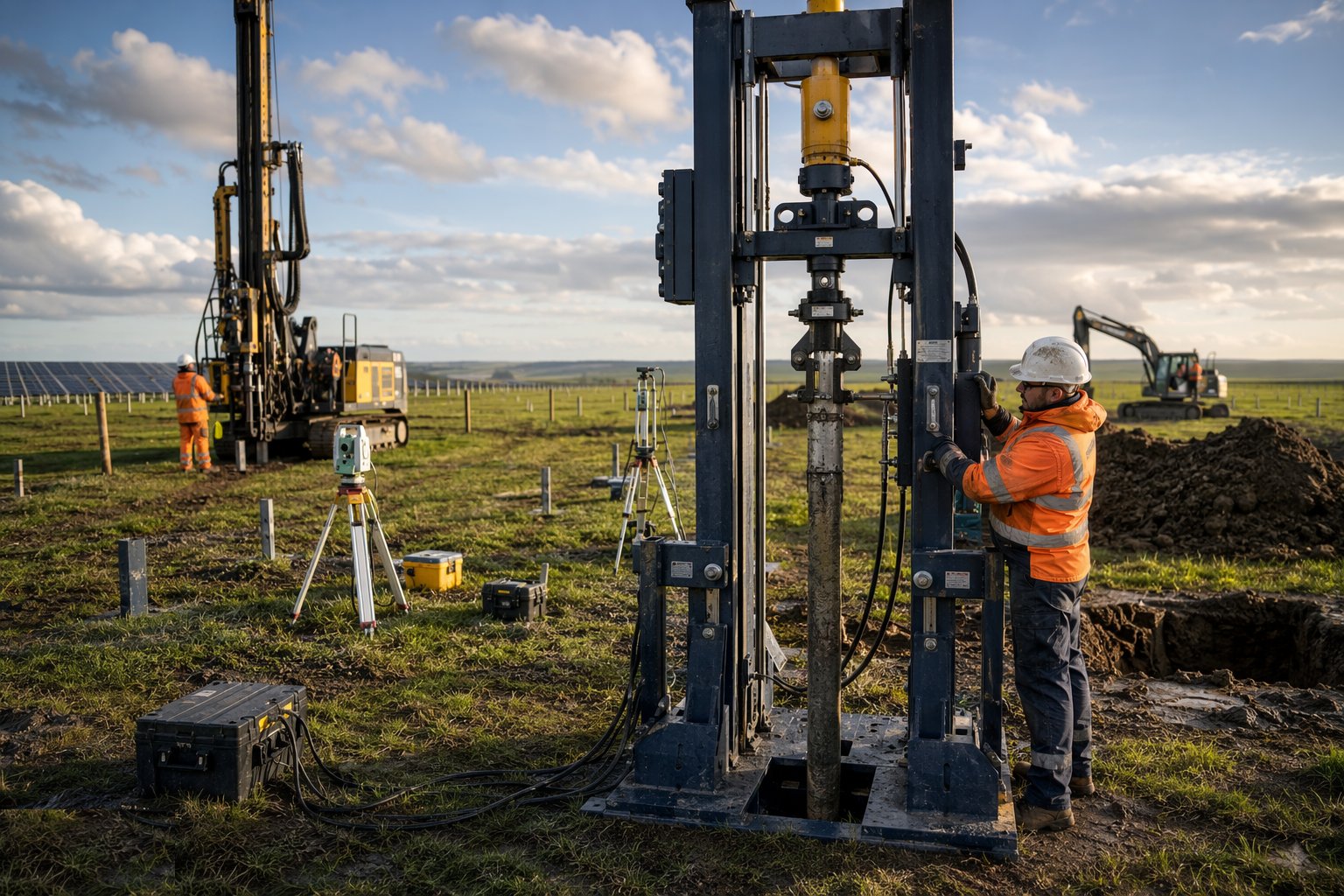 Run the technology-specific field tests — Survey, Ground Investigation & Resource Studies, step 5