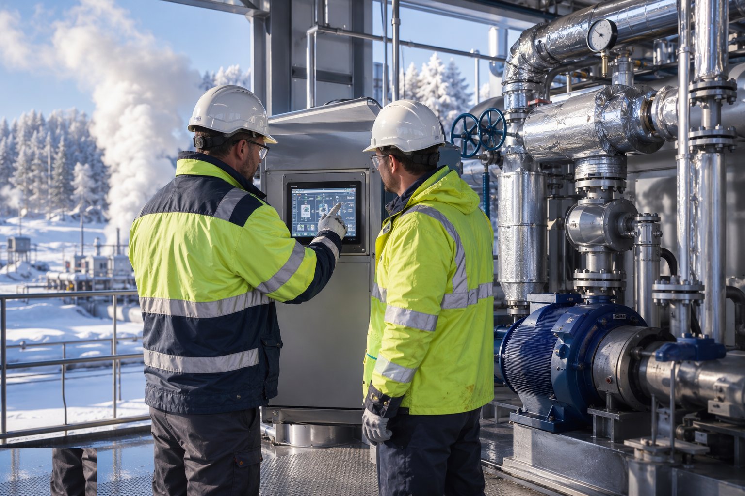 Hand over and prove the first season — Geothermal Plant, Connection & Commissioning, step 7