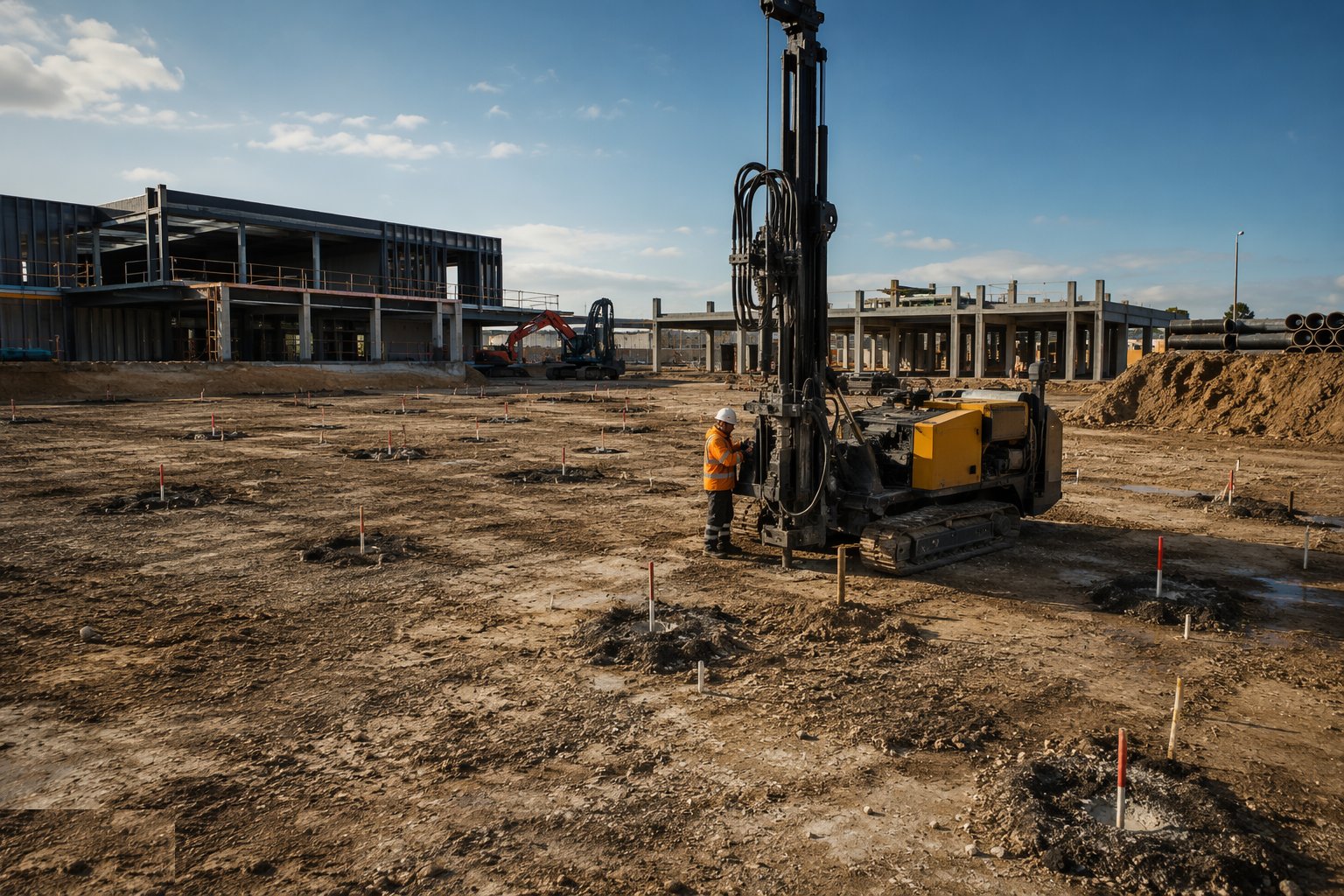 Drill and complete the field — Shallow Geothermal — Commercial & District Schemes, step 4