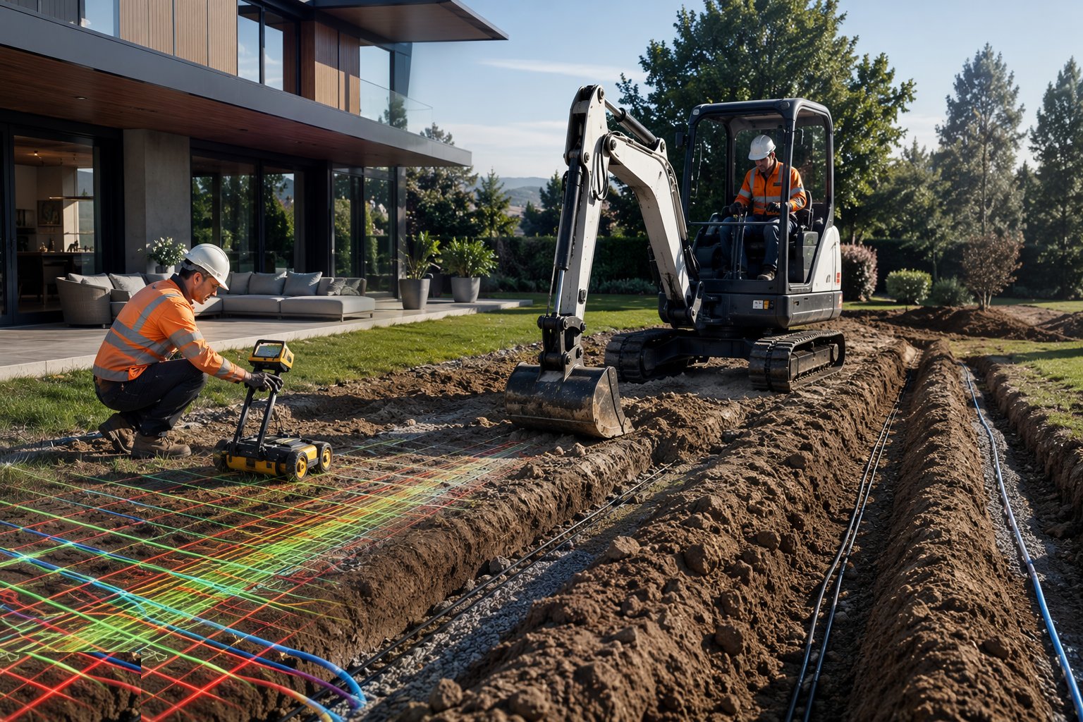 Plan the ground works and clear the constraints — Ground-Source Heat Pumps — Homes & Villas, step 3
