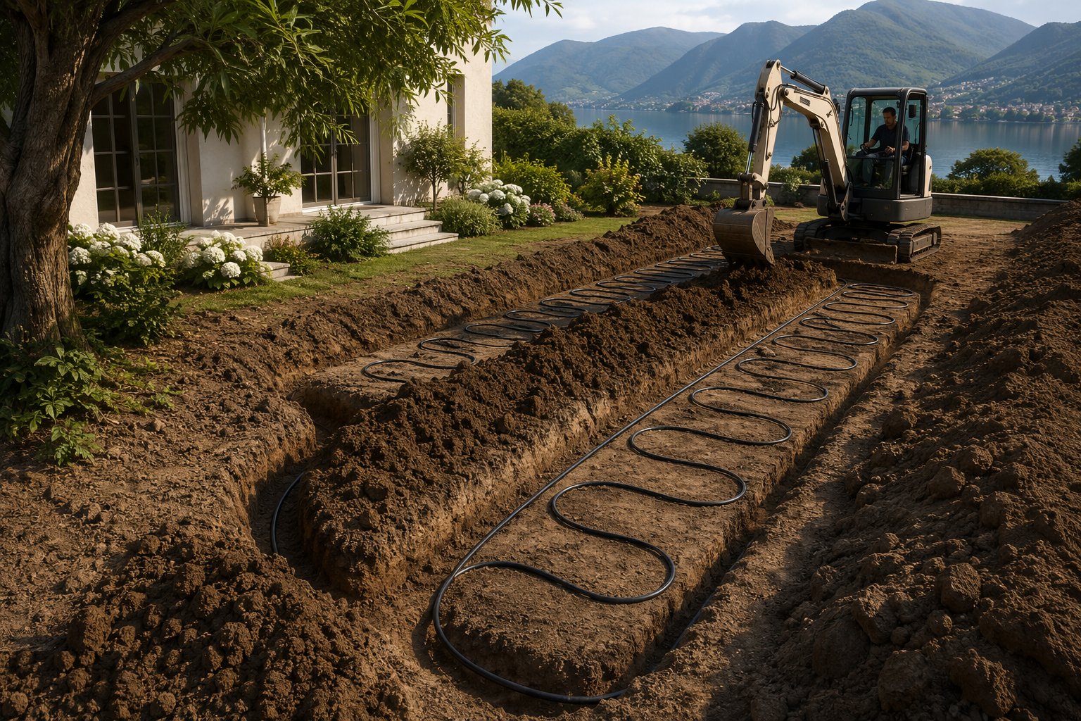 Install the ground loop — Ground-Source Heat Pumps — Homes & Villas, step 4