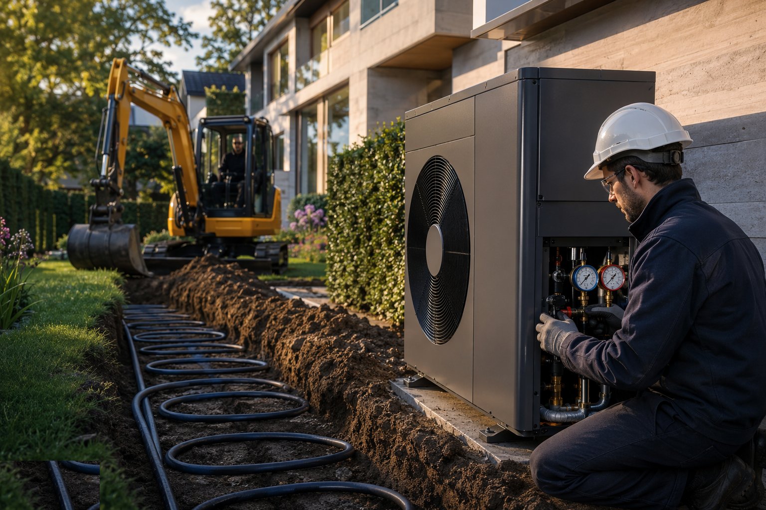 Commission and hand over — Ground-Source Heat Pumps — Homes & Villas, step 7