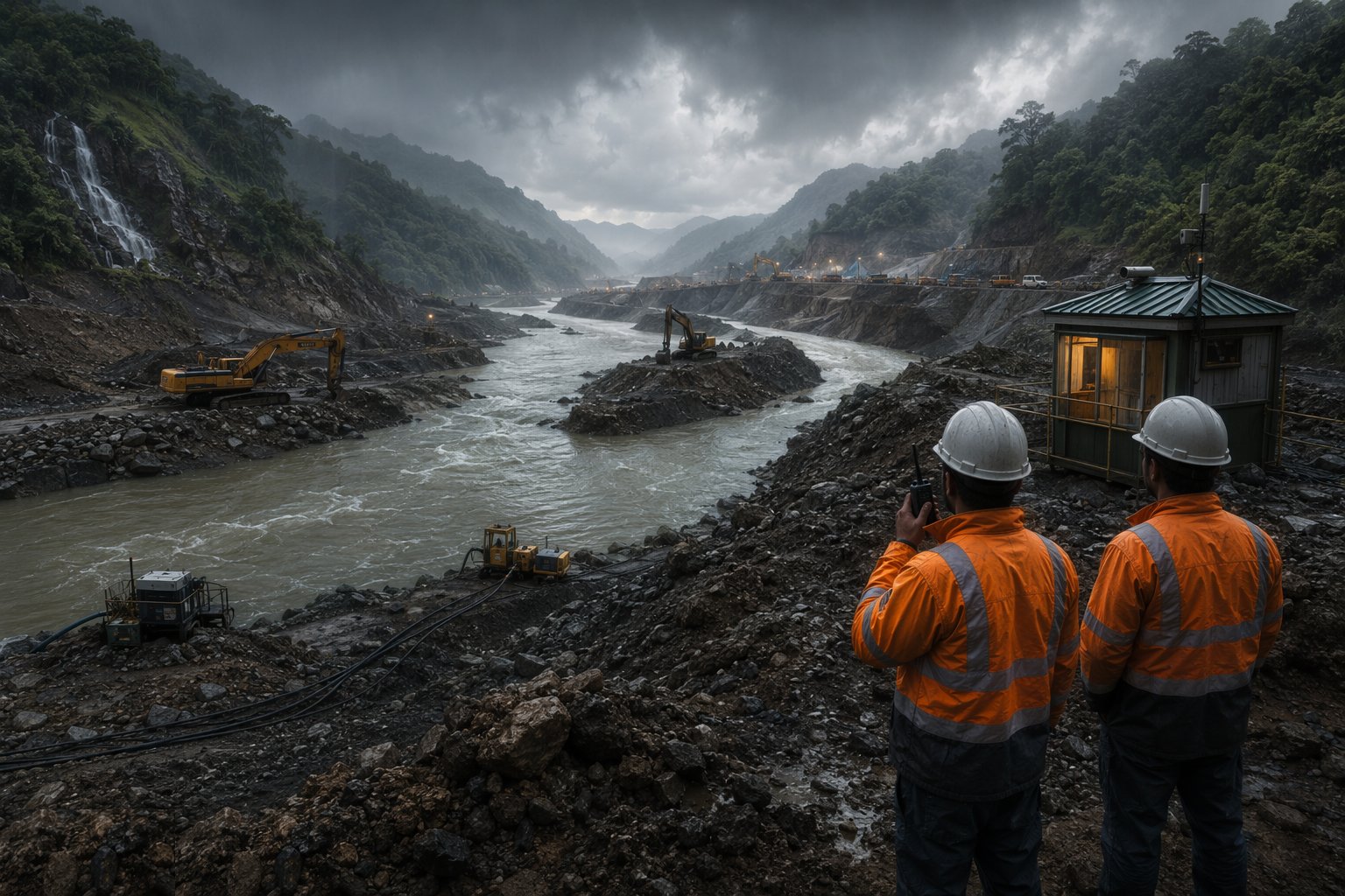 Operate the flood watch and contingency — River Diversion & Cofferdams, step 6