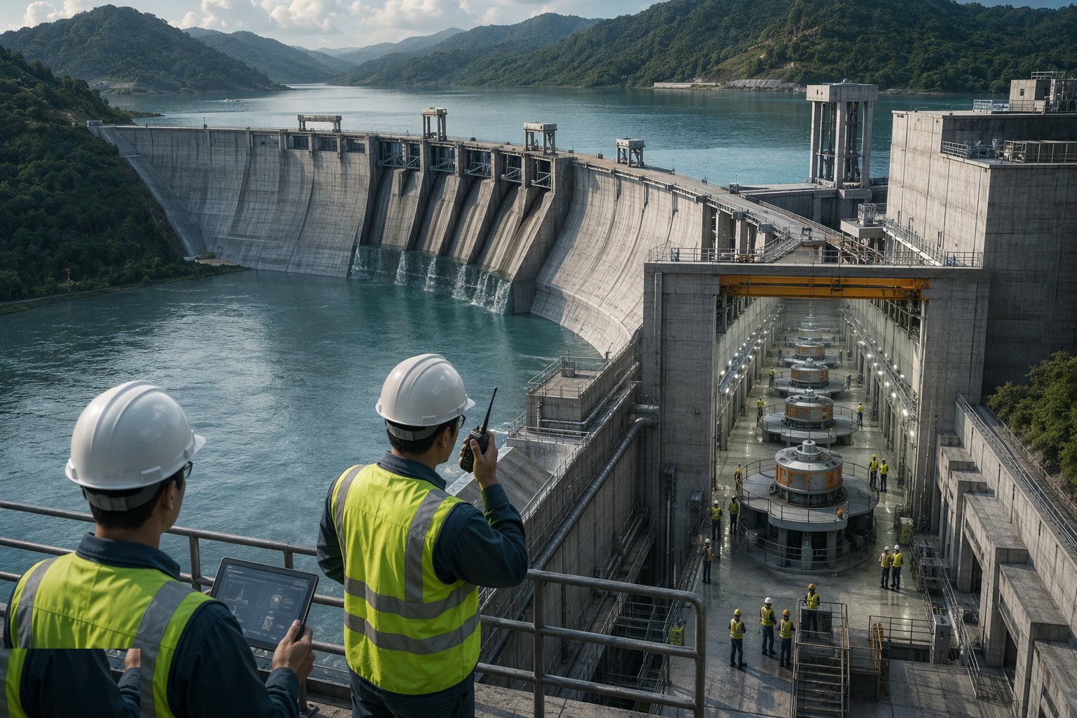 Complete dry commissioning — Impoundment, Commissioning & Handover, step 4