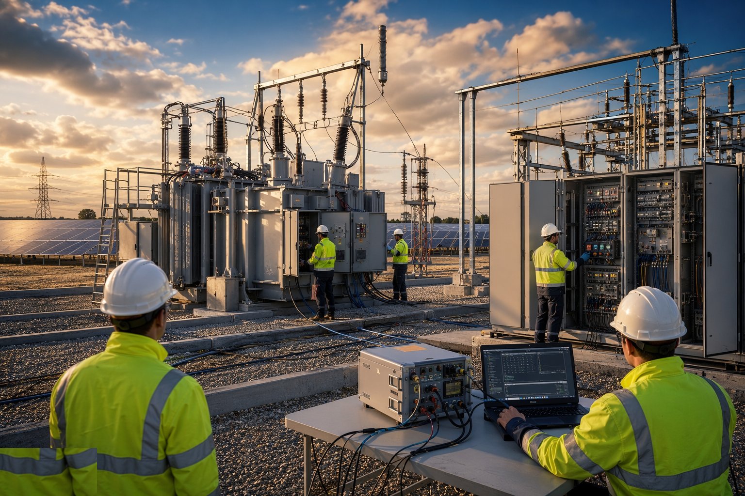Build and accept the substation — Electrical Balance of System, step 5