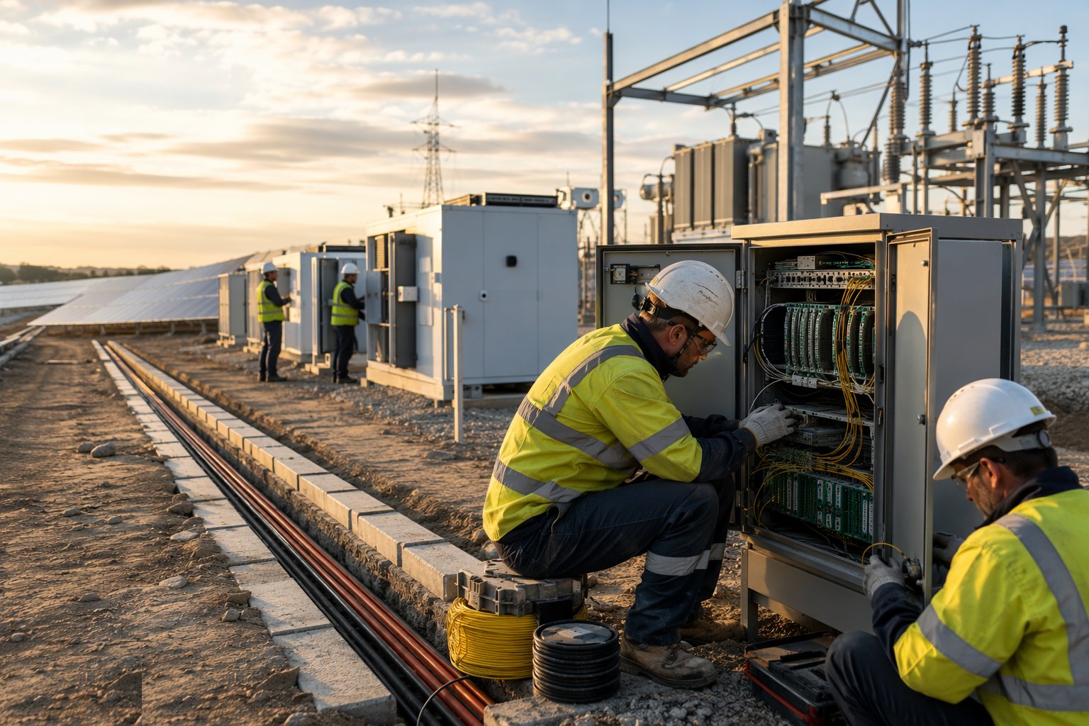 Install and commission SCADA and communications — Electrical Balance of System, step 6