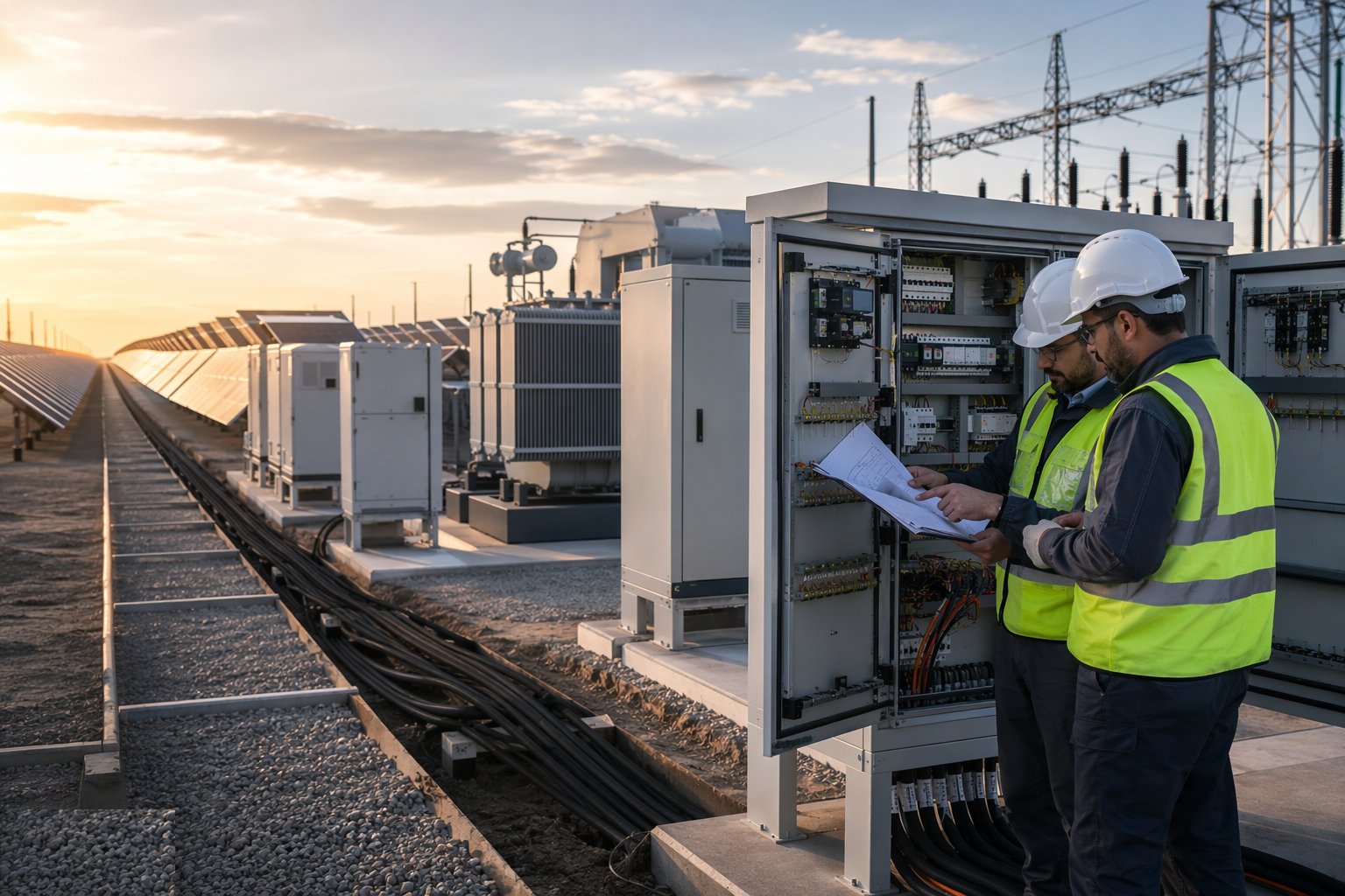 Integrate, test and freeze for energisation — Electrical Balance of System, step 7