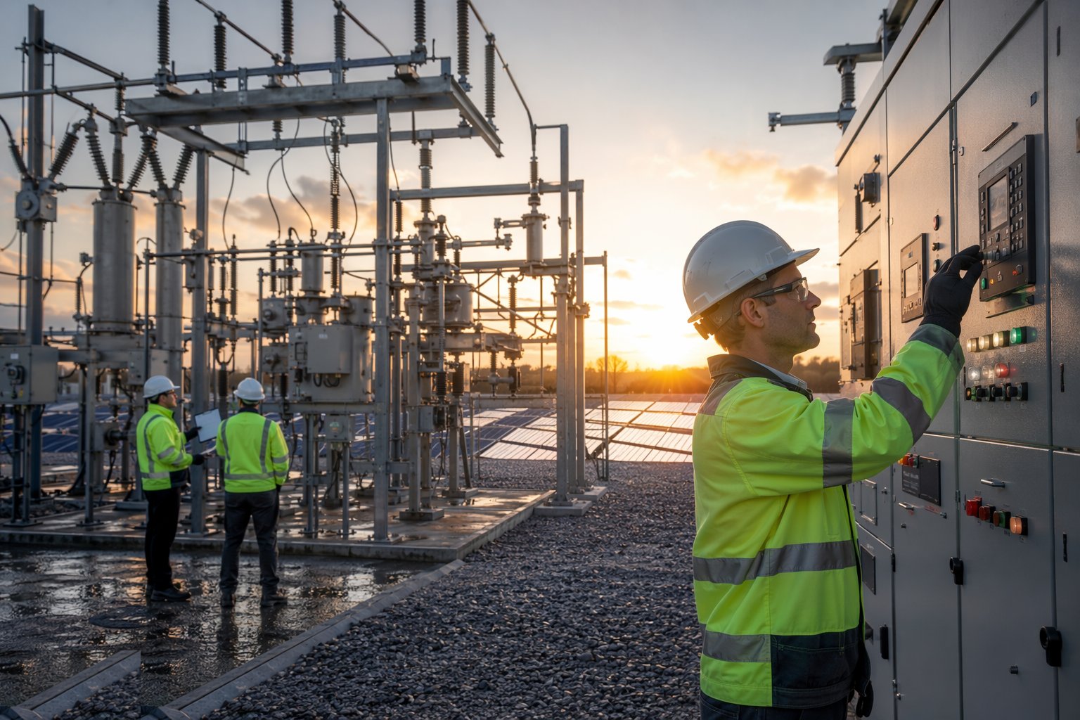 Complete pre-energisation inspections and the safety case — Grid Connection & Energisation, step 2