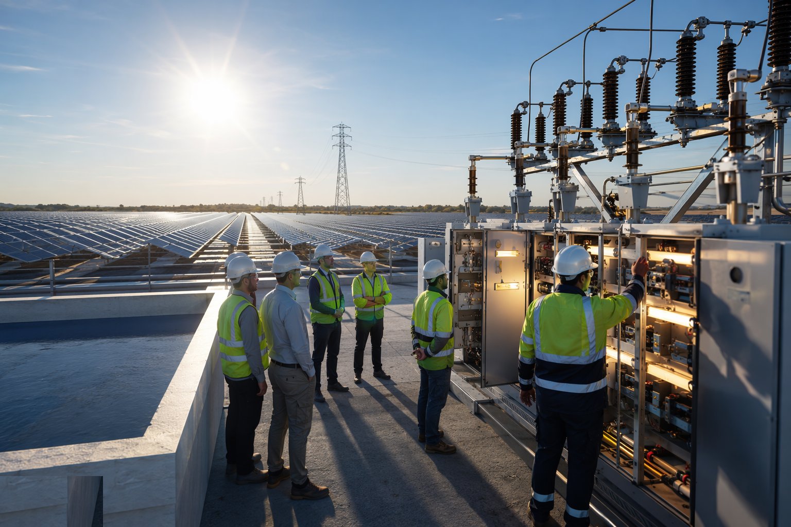 Baseline performance and hand over to operations — Grid Connection & Energisation, step 7